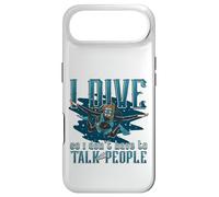I Dive So I Don´t Have To Talk To People Diver Scuba Diving Case for iPhone Air