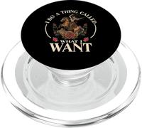 I Do A Thing Called What I Want Cowgirl Rodeo Horseback PopSockets PopGrip for MagSafe