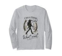 I Do A Thing Called What I Want Cowgirl Western Graphic Long Sleeve T-Shirt
