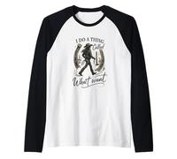 I Do A Thing Called What I Want Cowgirl Western Graphic Raglan Baseball Tee