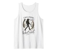 I Do A Thing Called What I Want Cowgirl Western Graphic Tank Top