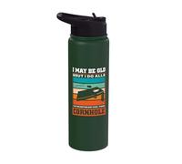 I do All The Nevertheless Cool Things Cornhole Stainless Steel Insulated Water Bottle