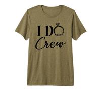 I Do Crew, Bachelorette Party, Matching, Group Bridal Party Premium T-Shirt