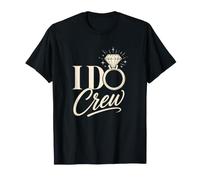 I Do Crew Bridal Party Wedding Celebration Matching Group T-Shirt