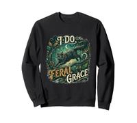 I Do Feral Grace Black Cat Natural Fall Colors Sweatshirt