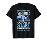 I Do Get Paid To Stare Out The Window, Trucker T-Shirt
