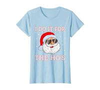I Do It For The Ho's Christmas Pajamas Men Santa Funny Xmas T-Shirt