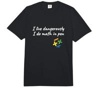 I Do Math in Pen Mathematics Funny Math Comfort Colors Adult Heavyweight T-Shirt