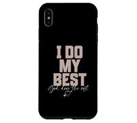 I Do My Best God Does The Rest Christian Faith Case for iPhone XS Max