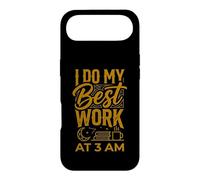 I Do My Best Work At 3 AM Productivity Midnight Case for iPhone Air