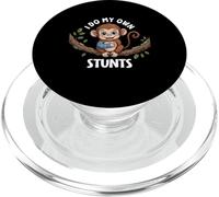I Do My Own Stunts Broken Arm Monkey For Kids Animal Saying PopSockets PopGrip for MagSafe