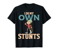 I Do My Own Stunts Funny Broken Leg Foot Surgery Recovery T-Shirt