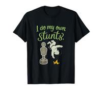 I Do My Own Stunts Martial Arts Humor Graphic T-Shirt