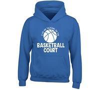 I do My Talking on The Basketball Court Kids Childrens Hooded Top Hoodie Blue