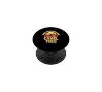 I Do Pedicures On Camel Toes Sunset Funny Desert Retro PopSockets Adhesive PopGrip