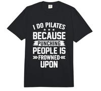 I-Do Pilates Because Punching People Spiritual Meditation Yo Comfort Colors Adult Heavyweight T-Shirt