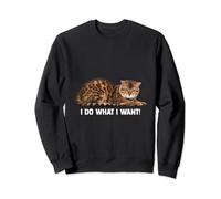 I do what I want Bengal Cat Owner Tiger Kitten Love Cats Sweatshirt
