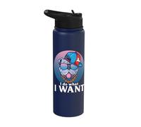 I do What I Want Bulldog Cool Stainless Steel Insulated Water Bottle