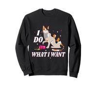 I Do What I Want Cat Attitude Humor Pet Lover Quote Cats Sweatshirt