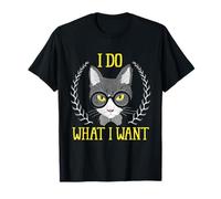 I Do What I Want Cat Attitude Pet Lover Feline Humor Cats T-Shirt