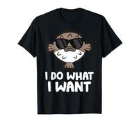I Do What I Want Cool Puffer Fish T-Shirt