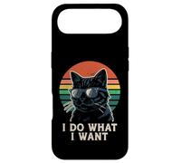 I Do What I Want Cool Retro Cat Attitude Case for iPhone Air