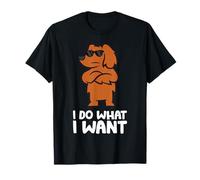 I Do What I Want Funny Irish Red Setter T-Shirt
