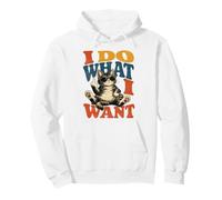 I Do What I Want Kitty Pullover Hoodie