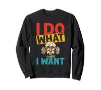I DO WHAT I WANT Poodle Lover Sweatshirt