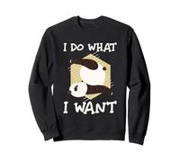 I Do What I Want Sloth Attitude Fun Sweatshirt