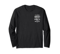 I Do Whatever The Voices in My Wife's Head Front & Back Long Sleeve T-Shirt