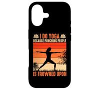 I Do Yoga Because Punching People Is Frowned Upon Case for iPhone 17