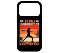 I Do Yoga Because Punching People Is Frowned Upon Case for iPhone 17 Pro