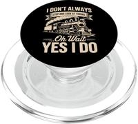 I Don’t Always Stop and Look at Trains | Locomotive PopSockets PopGrip for MagSafe