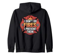 I Don’t Do Fires I Prevent Them Fire Alarm Technician Zip Hoodie