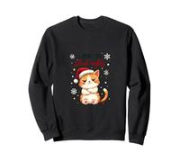 I Don’t Do Silent Nights - Funny Christmas Cat Sweatshirt