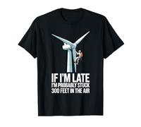 I Don’t Fear Heights I Fear Downtime Turbine Technician T-Shirt
