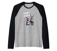 I Don’t Give A Rat’s Ass Just Be Clear I Don’t Care Pun Fun Raglan Baseball Tee