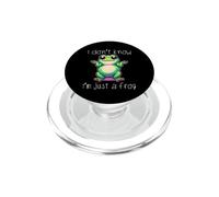 I Don’t Know I’m Just a Frog Funny Quote PopSockets PopGrip for MagSafe
