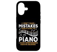I Don’t Make Mistakes When Playing the Piano Funny Pianist Case for iPhone 17