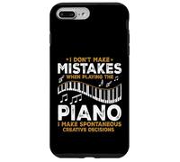 I Don’t Make Mistakes When Playing the Piano Funny Pianist Case for iPhone 7 Plus/8 Plus