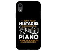 I Don’t Make Mistakes When Playing the Piano Funny Pianist Case for iPhone XR