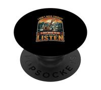 I Don’t Need Therapy Music Listening Audio Headphones PopSockets Adhesive PopGrip