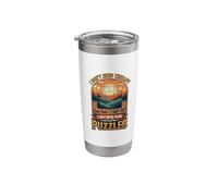 I Don’t Need Therapy Puzzles Jigsaw Puzzle Solver Stainless Steel Insulated Tumbler