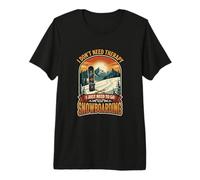 I Don’t Need Therapy Snowboarding Snowboarder Snowboard Premium T-Shirt