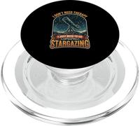 I Don’t Need Therapy Stargazing Stargazer Telescope PopSockets PopGrip for MagSafe