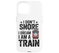 I Don’t Snore I Dream I Am A Train Railway Coffee Lover Case for iPhone 15