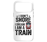 I Don’t Snore I Dream I Am A Train Railway Coffee Lover Case for iPhone 17 Pro Max