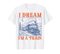 I Don’t Snore I Dream I’m a Train Funny Steam Train Lover Value Graphic T-Shirt