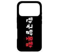 I Don’t Speak Korean - Funny Hangul Letters Case for iPhone 17 Pro